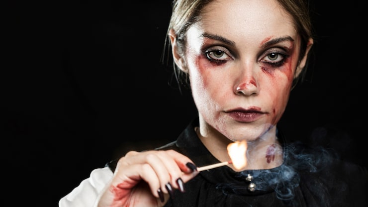 Psycho During Makeup Tutorial